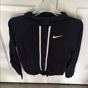 Nike Black Hoodie with White Logo